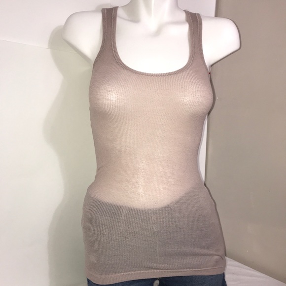 Urban Behaviour Brown Nude Round Neck Soft TankTop - Picture 2 of 8